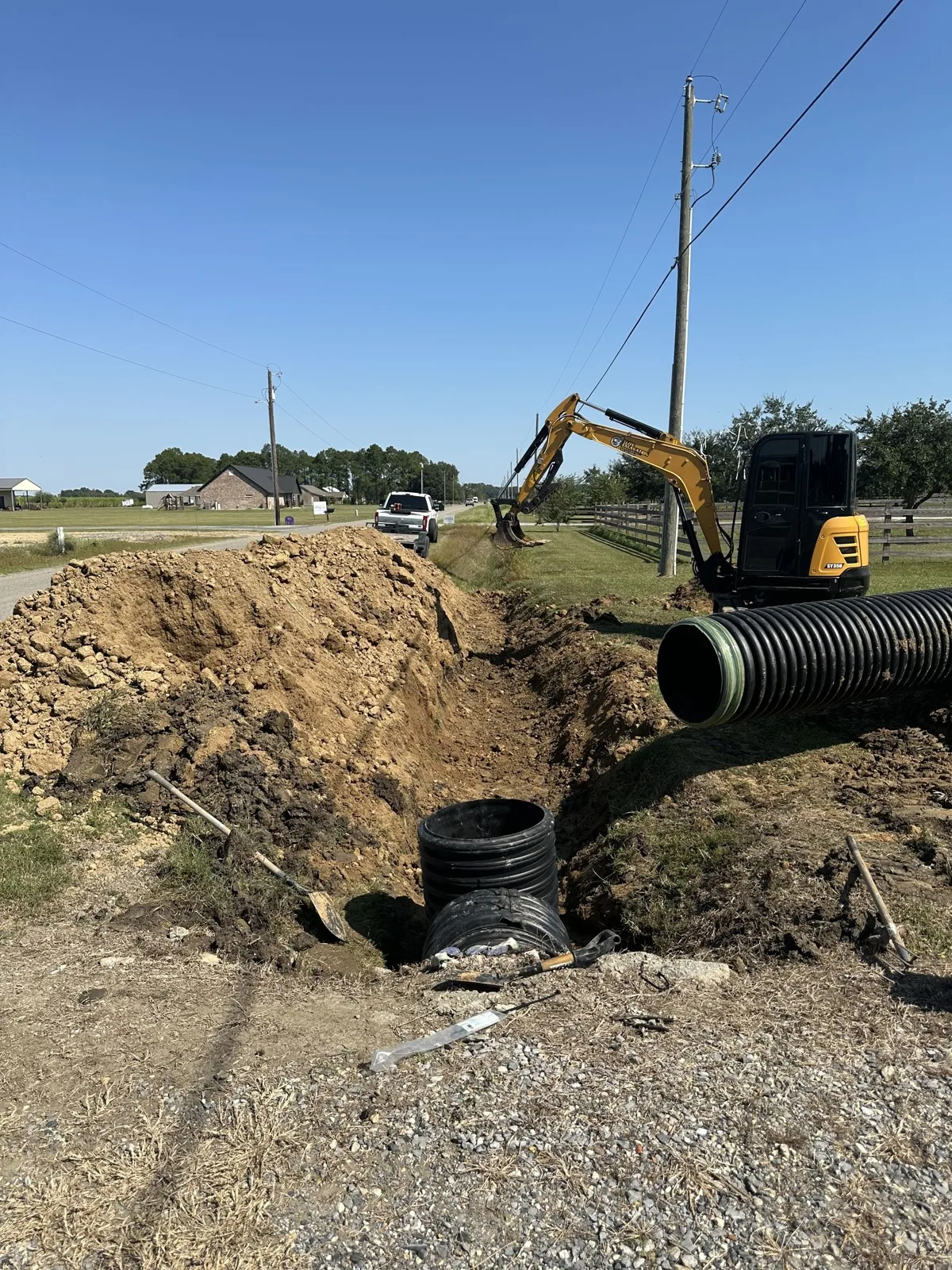 Pond Digging in New Iberia, LA